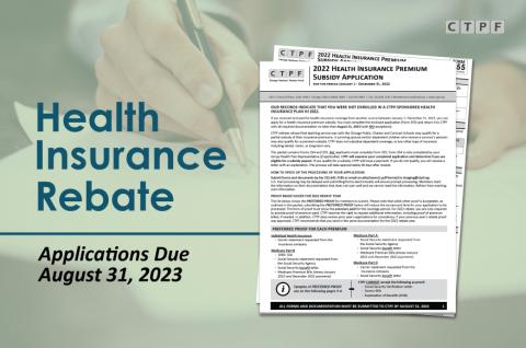 2022 Health Insurance Rebate Reminder | CTPF